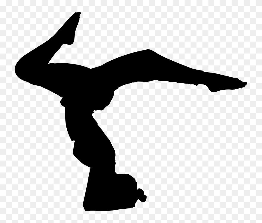 Yoga Silhouette Clip Art - Transparent Yoga Poses - Png Download