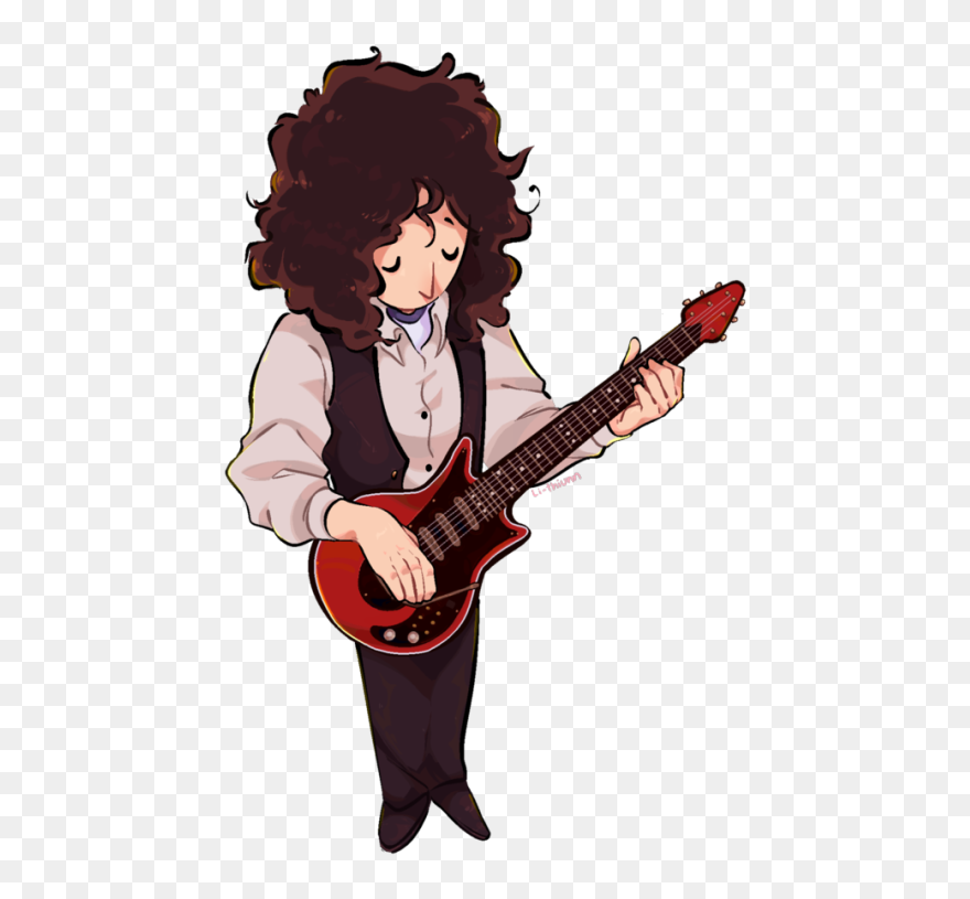 Un Desastre Más - Brian May Cartoon Png Clipart