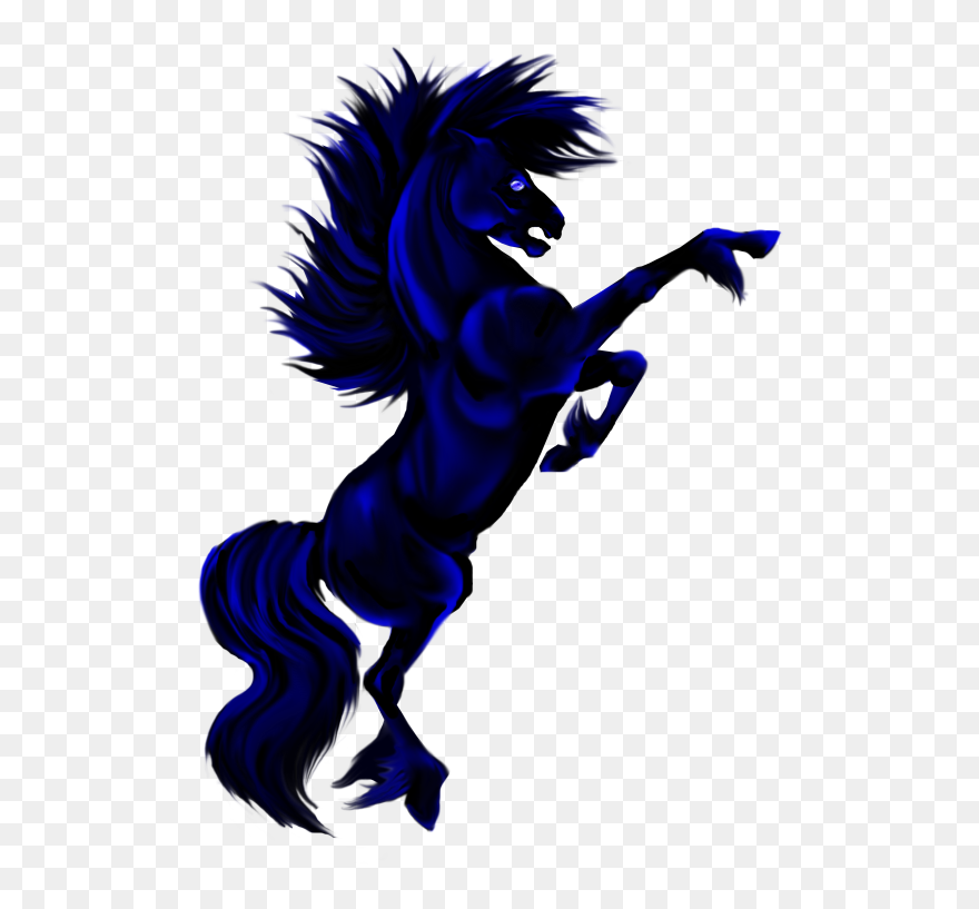 Go Back Pix For Rearing Black - Stallion Clipart