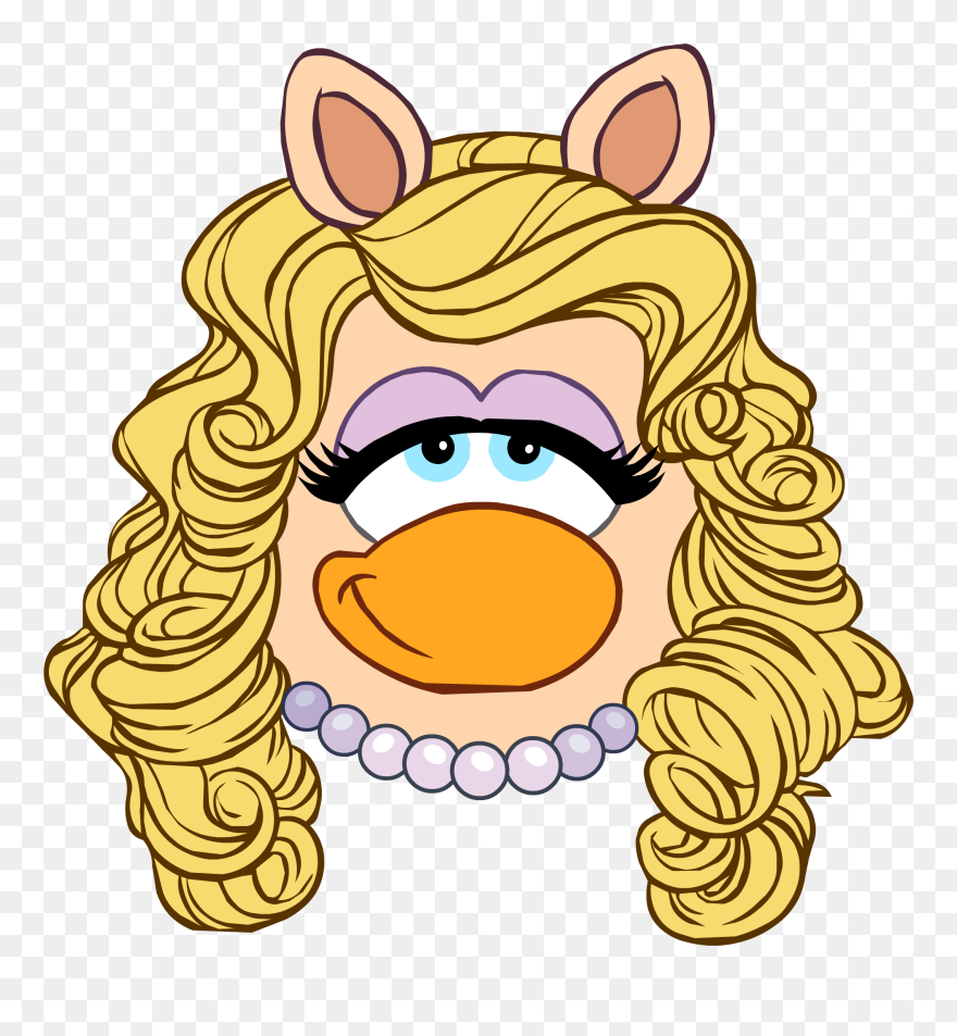 Transparent Ms Office Clipart - Miss Piggy Face Transparent Background - Png Download