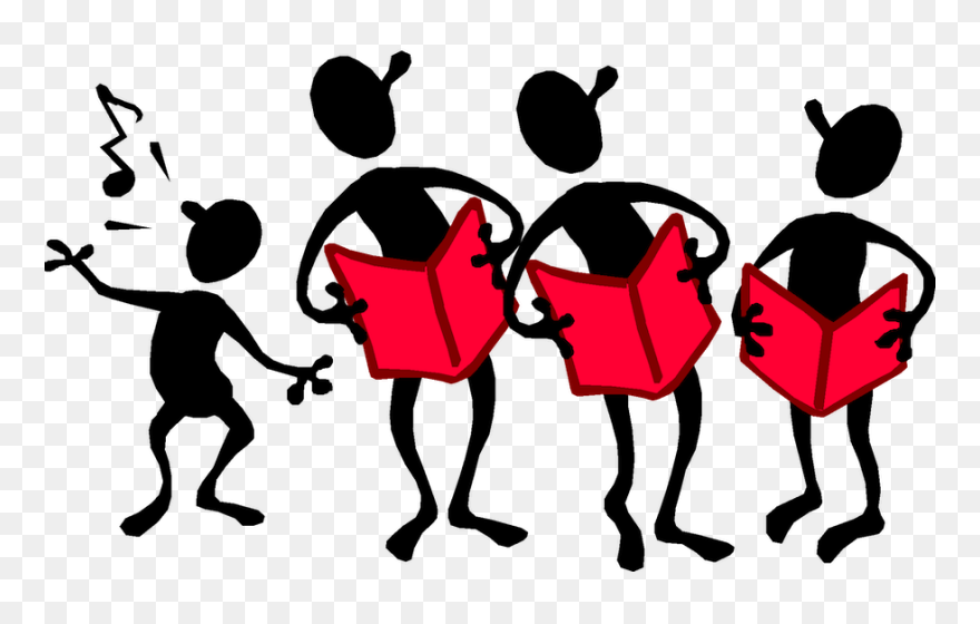 Clipart Choir Singing - Png Download