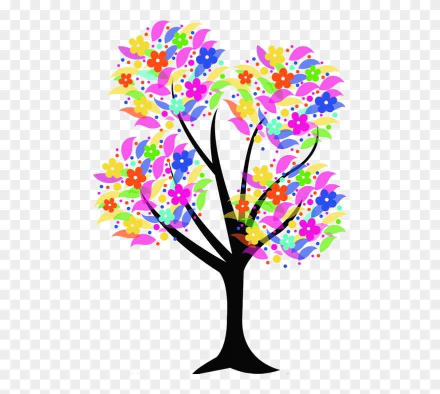 Science Clipart Tree - Imagenes De Arboles Para Dibujar A Color - Png Download