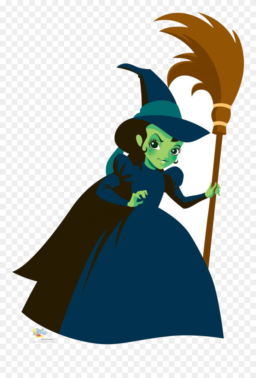 Free Witch Clipart Wicked - Wizard Of Oz Witch Cartoon - Png Download