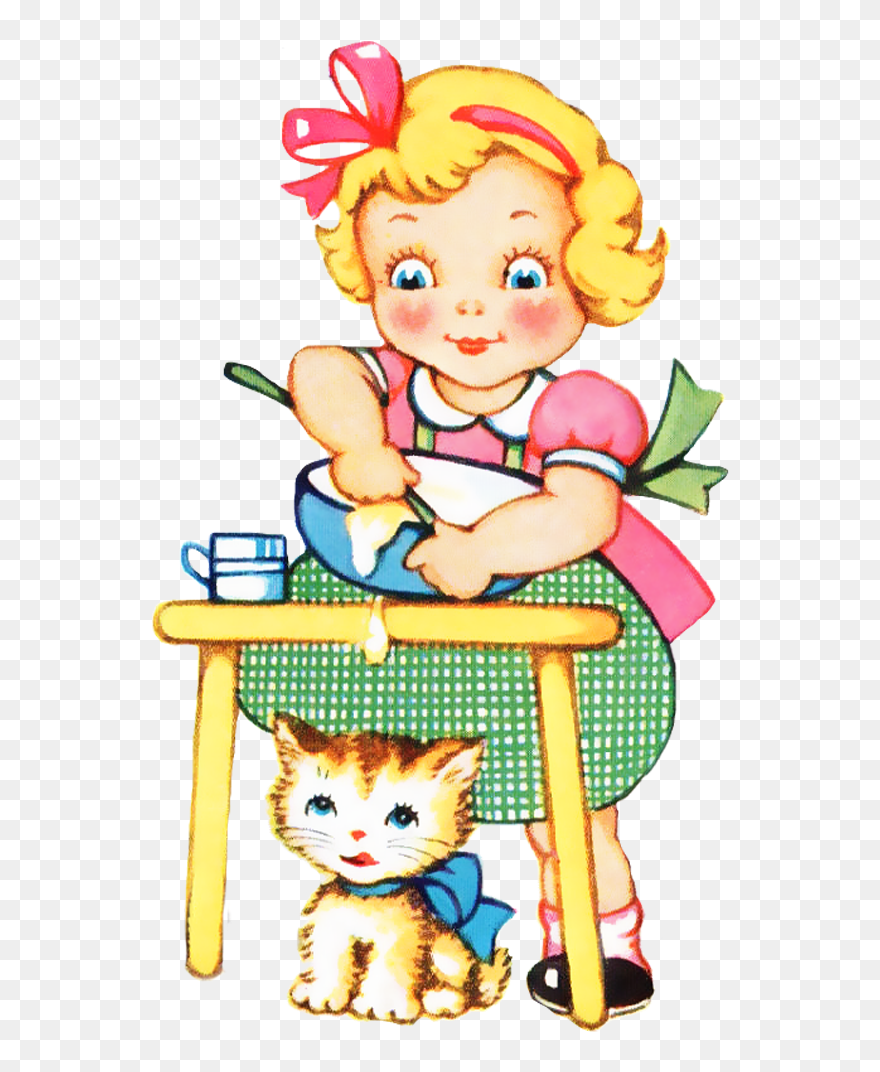 Kid Cooking Clipart Images - Things Under The Table - Png Download