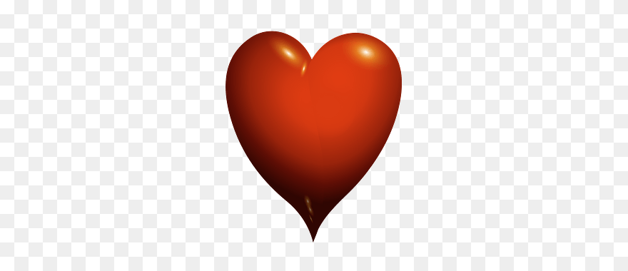 Corazon Rojo 3d Png Clipart