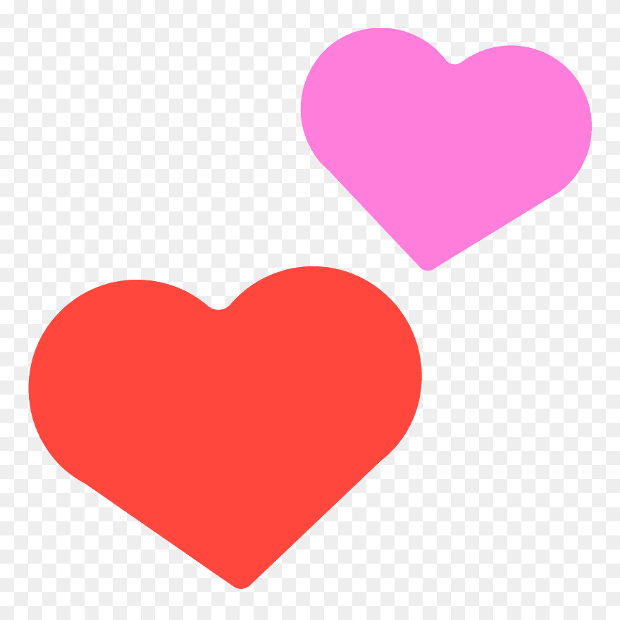 Two Hearts Emoji Clipart - Whitechapel Station - Png Download