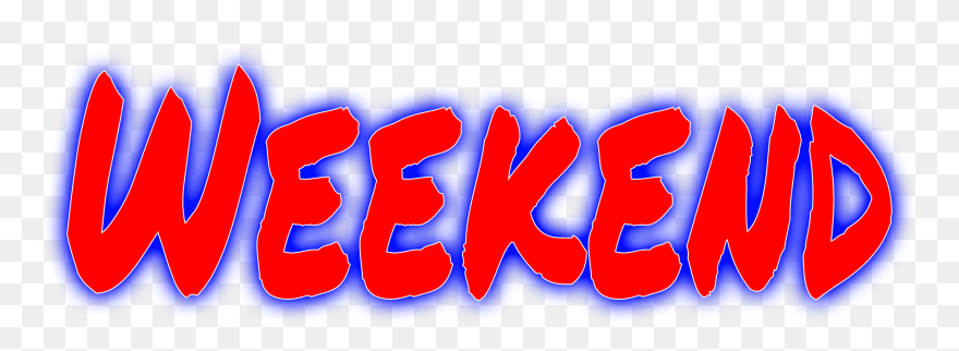 Transparent Labor Day 2017 Clipart - It's The Weekend Png