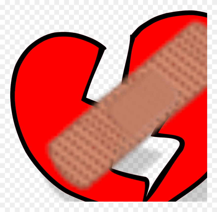 New Year 2020 Broken Heart Clipart