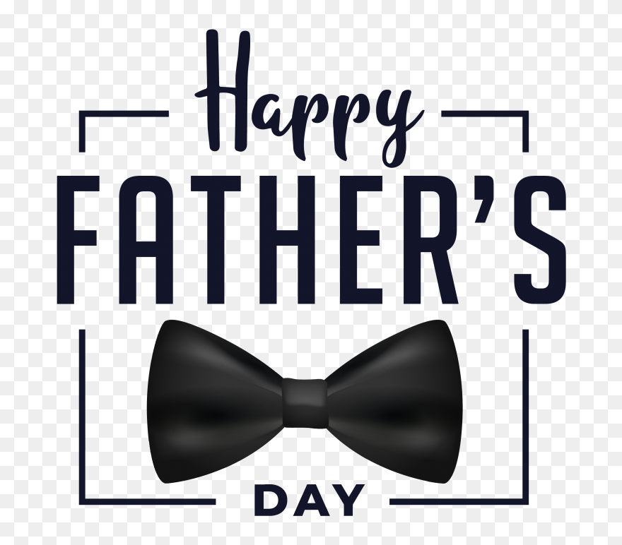Transparent Fathers Day Tie Clipart - Bow Tie - Png Download