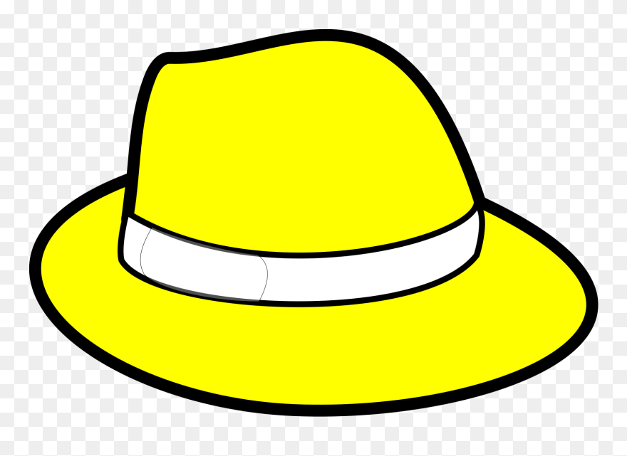 Hat Clip Art Black And White - Png Download