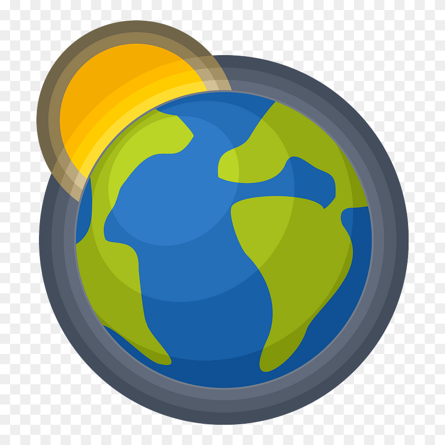 Planet Earth Sun Clipart - Planeta Tierra Y El Sol - Png Download