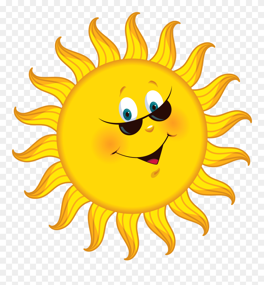 Cartoon Clip Art - Clipart For Sun - Png Download