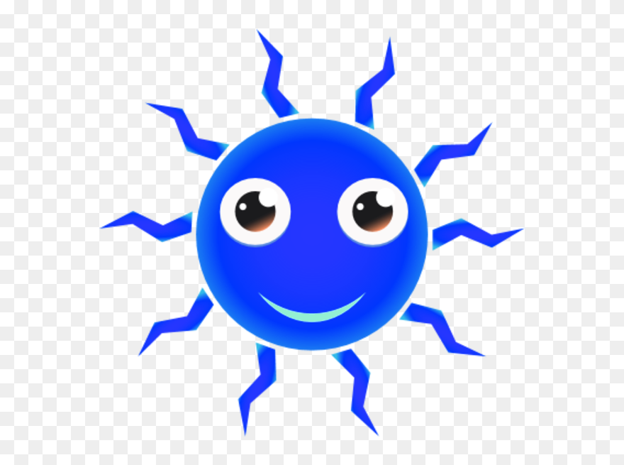 Sun Clipart Blue - Red Sun Clipart - Png Download