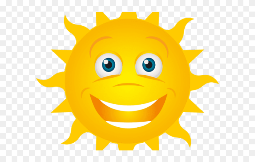 Smiling Sunshine Clipart - Smiling Sun Png Transparent Png