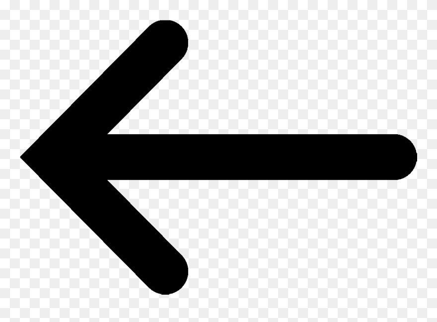 Transparent Background Left Arrow Clipart