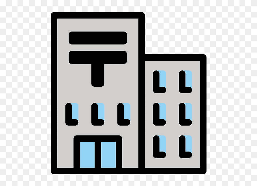 Japanese Post Office Emoji Clipart - Png Download