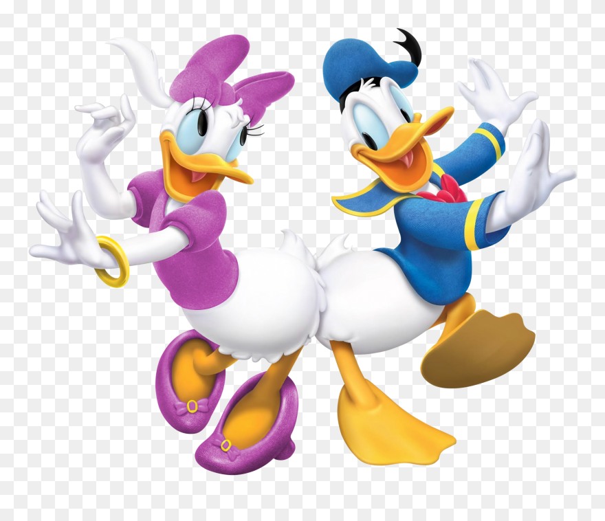 And Daisy Transparent Png - Donald And Daisy Duck Clipart