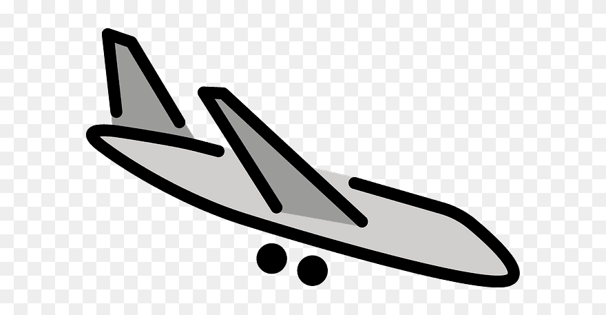 Landung Eines Flugzeugs Clipart - Png Download