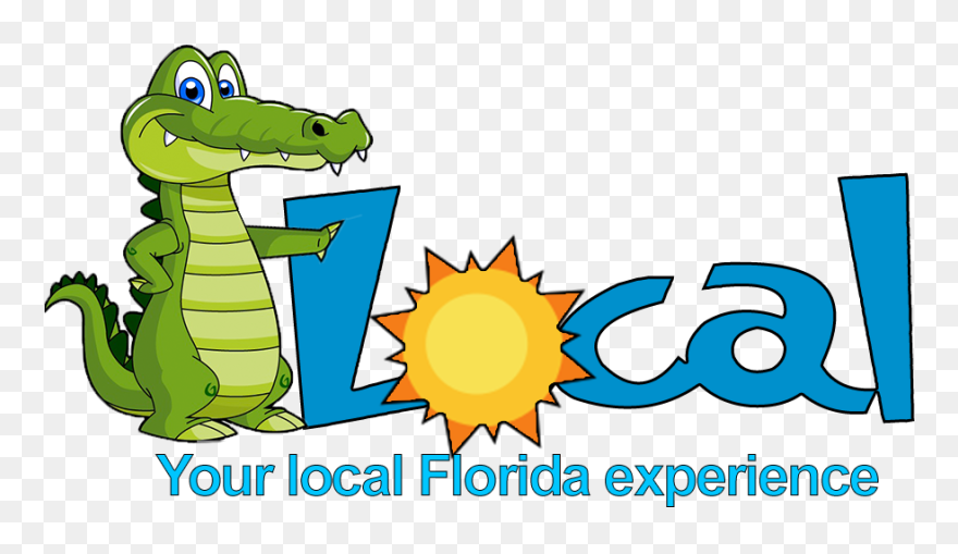 Flocal Logo - Alligator Clip Art - Png Download
