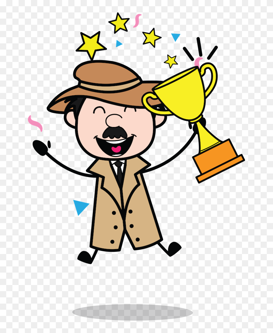 Police Searching Cartoon Clipart