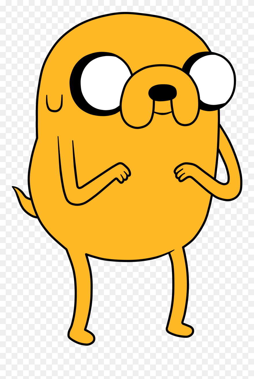 Dog Clipart Body - Jake In Adventure Time - Png Download
