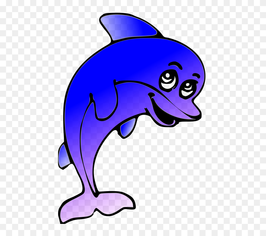 Cute Bclipart Baby Free - Dolphin Pic For Kids - Png Download