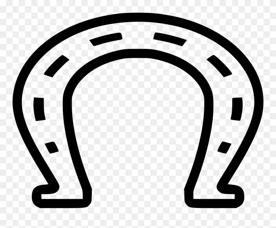 Transparent Woodcutter Clipart - Horseshoe Icon Png