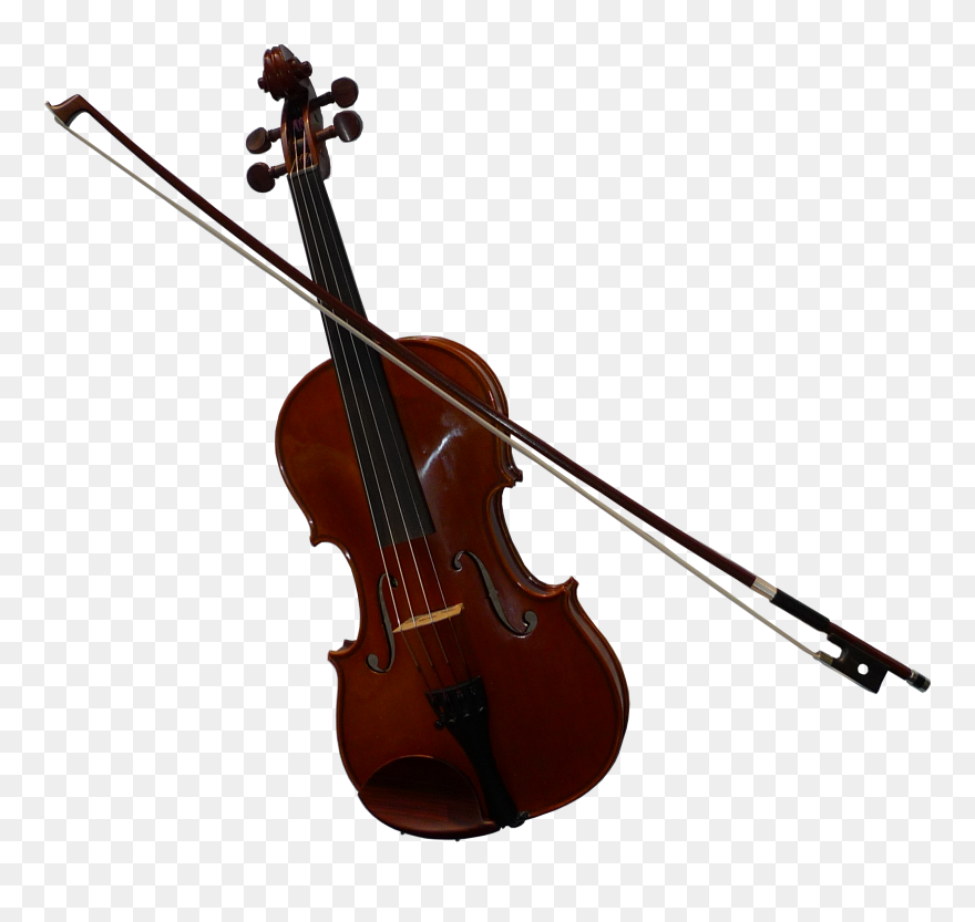 File Violin With Bow Wikimedia Commons - Violin With Transparent Background Clipart