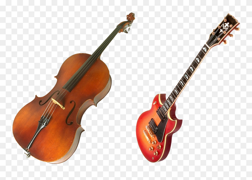 Photo Violin Guitar Bow Image Pixabay - Jazz Instruments Clipart