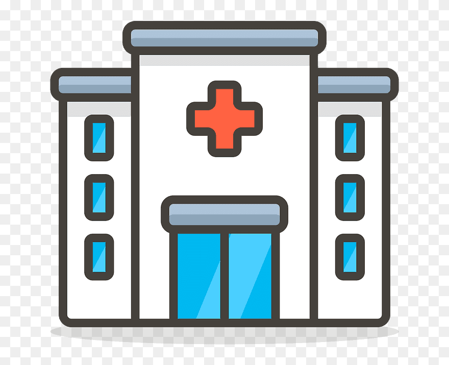 Krankenhaus Clipart - Hospital Png Transparent Png