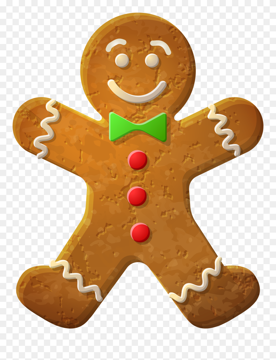 Gingerbread Man Png Transparent Clipart