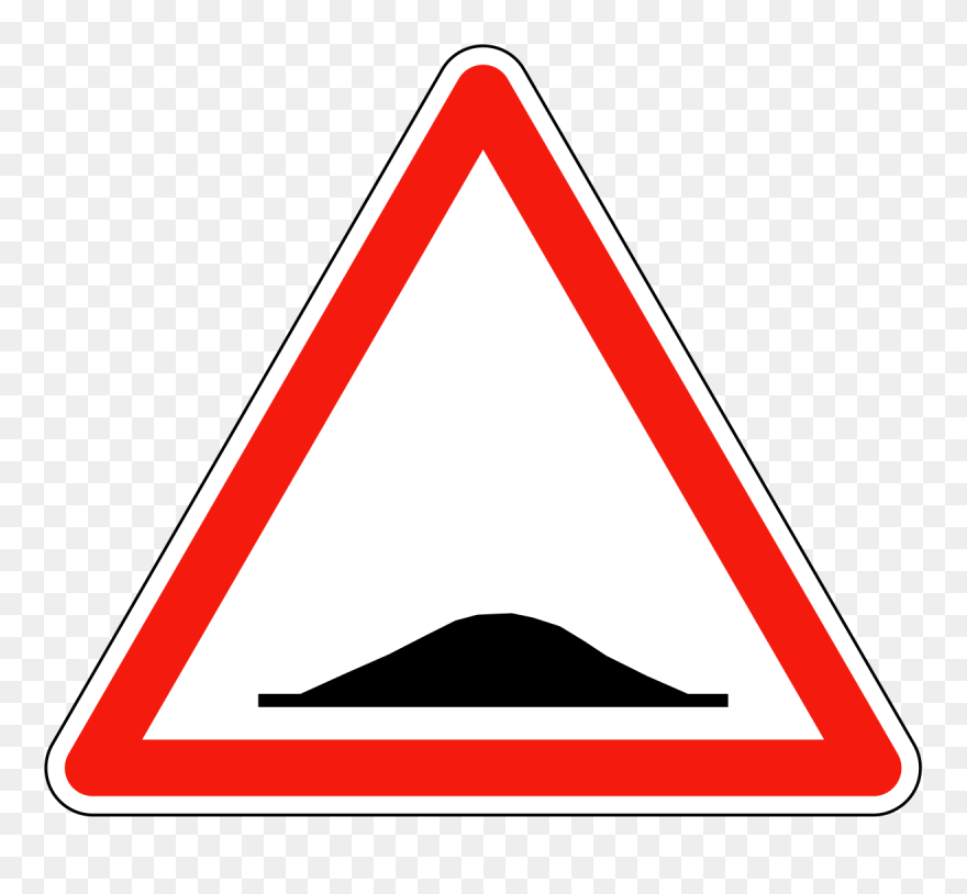 Two Way Traffic Ahead Sign Clipart