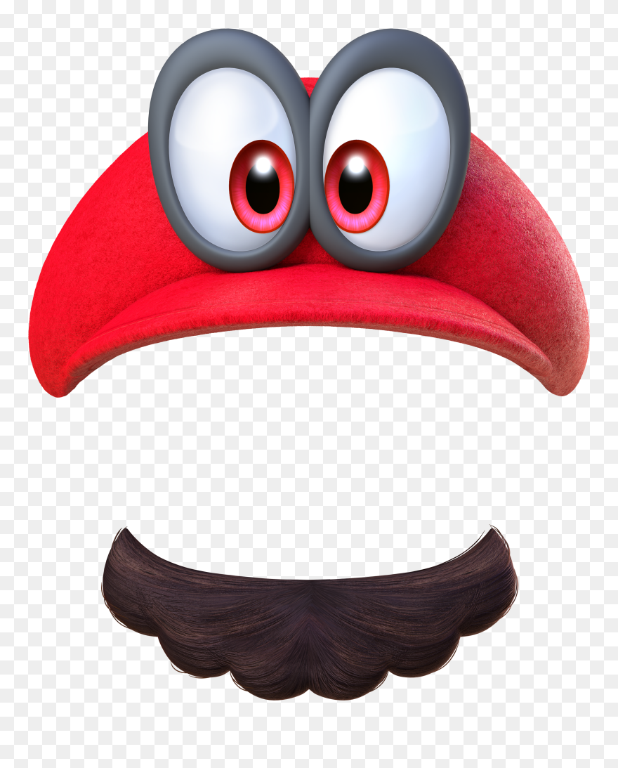 Mario Mustache Png - Super Mario Odyssey Png Clipart