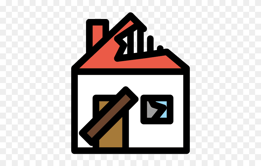 Verfallenes Haus Clipart - Clip Art - Png Download