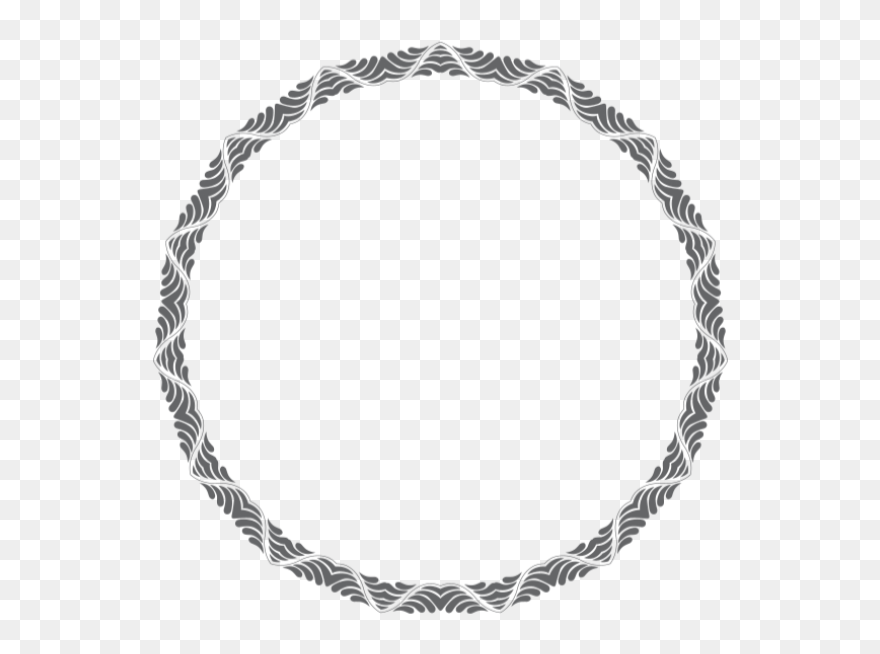 Black Round Frame Png Clipart