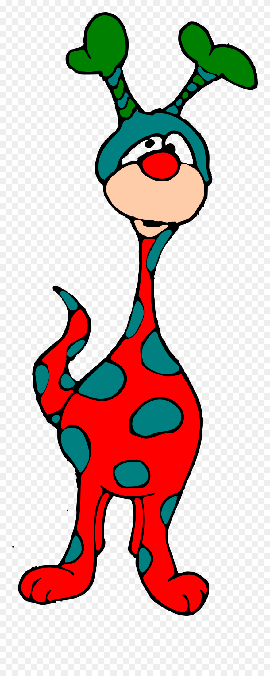 Clipart Dog Colour - Clip Art - Png Download