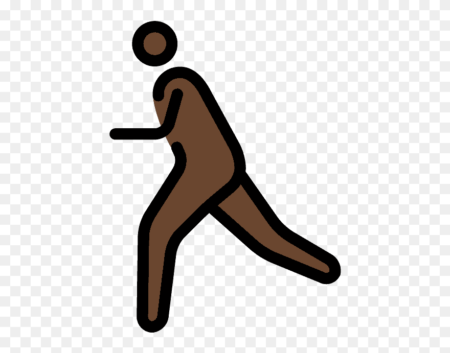 Person Running Emoji Clipart - Clip Art - Png Download