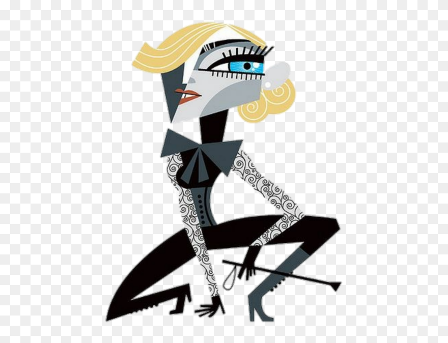 Pablo Lobato Cubismo Mujeres Clipart