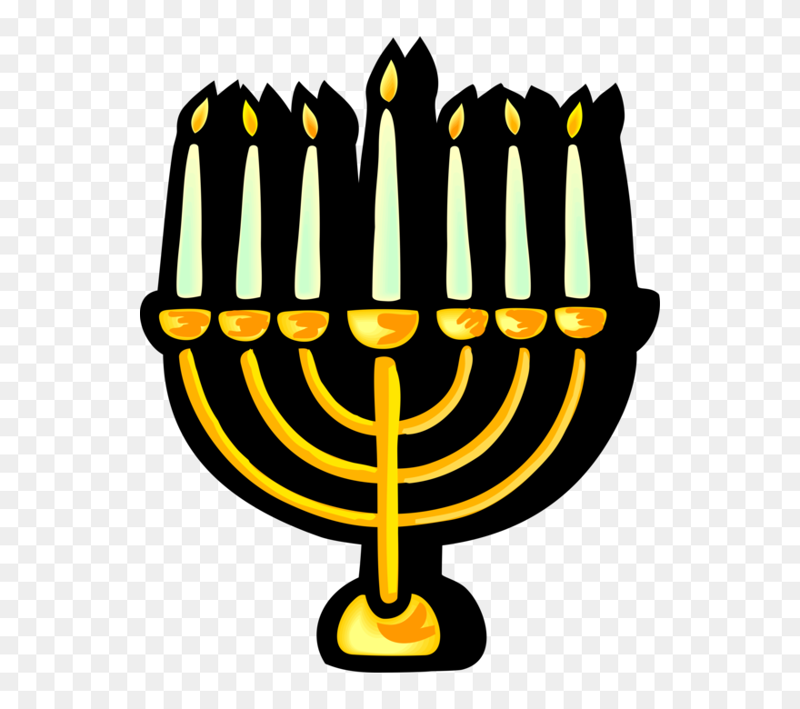 Menorah Clipart Lampstand - Png Download