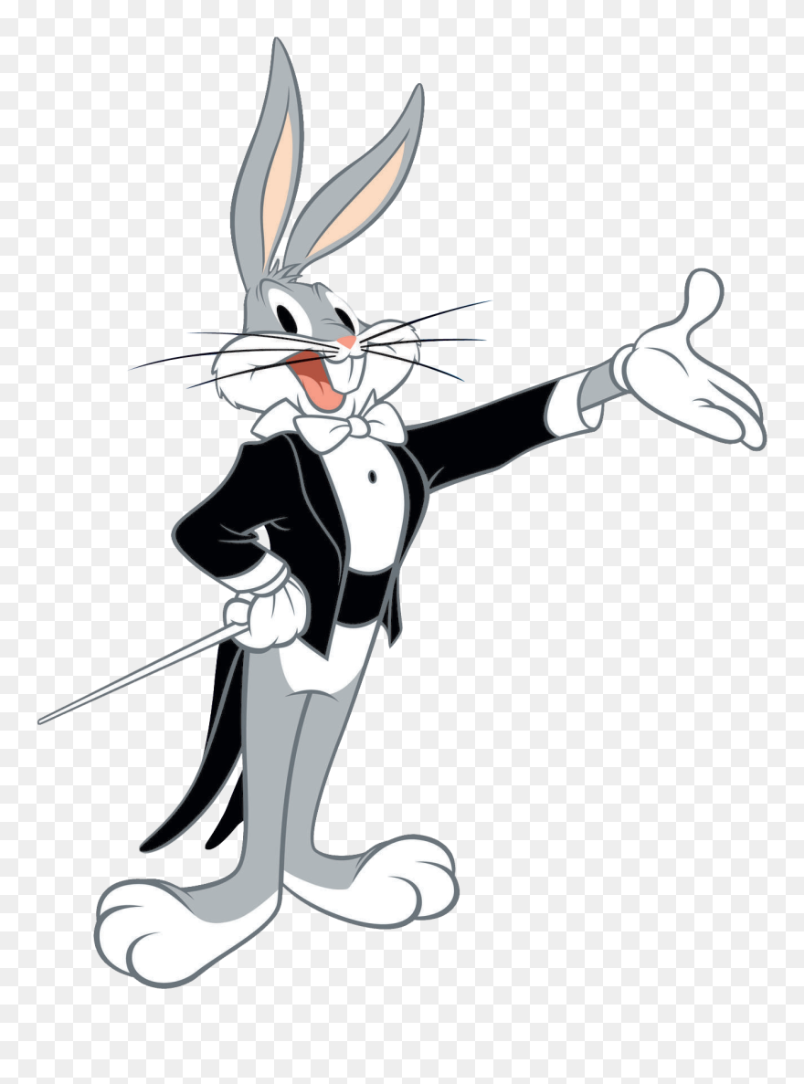 Bugs Bunny Rabbit Cartoon Character - Bugs Bunny Rabbit Cartoon Clipart