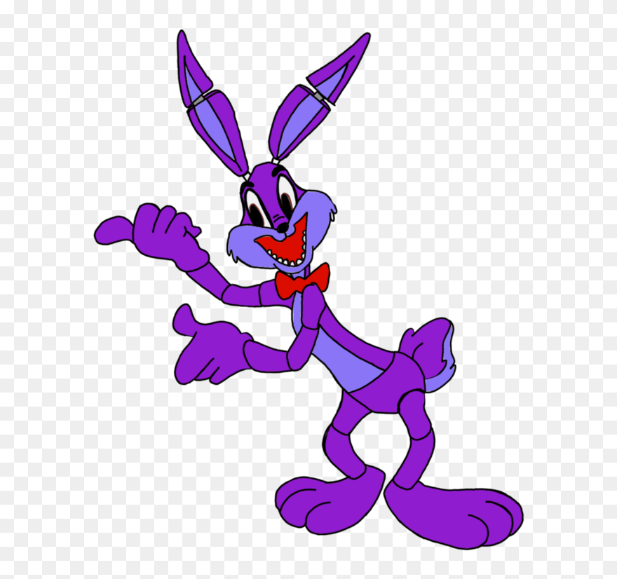 Bugs Bunny Plucky Duck Looney Tunes Silhouette Stencil - Cartoon Characters Clipart