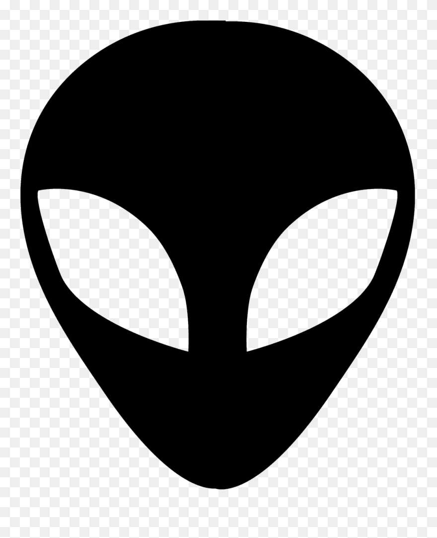 Vector Alien Eye - Alien Logo Vector Clipart