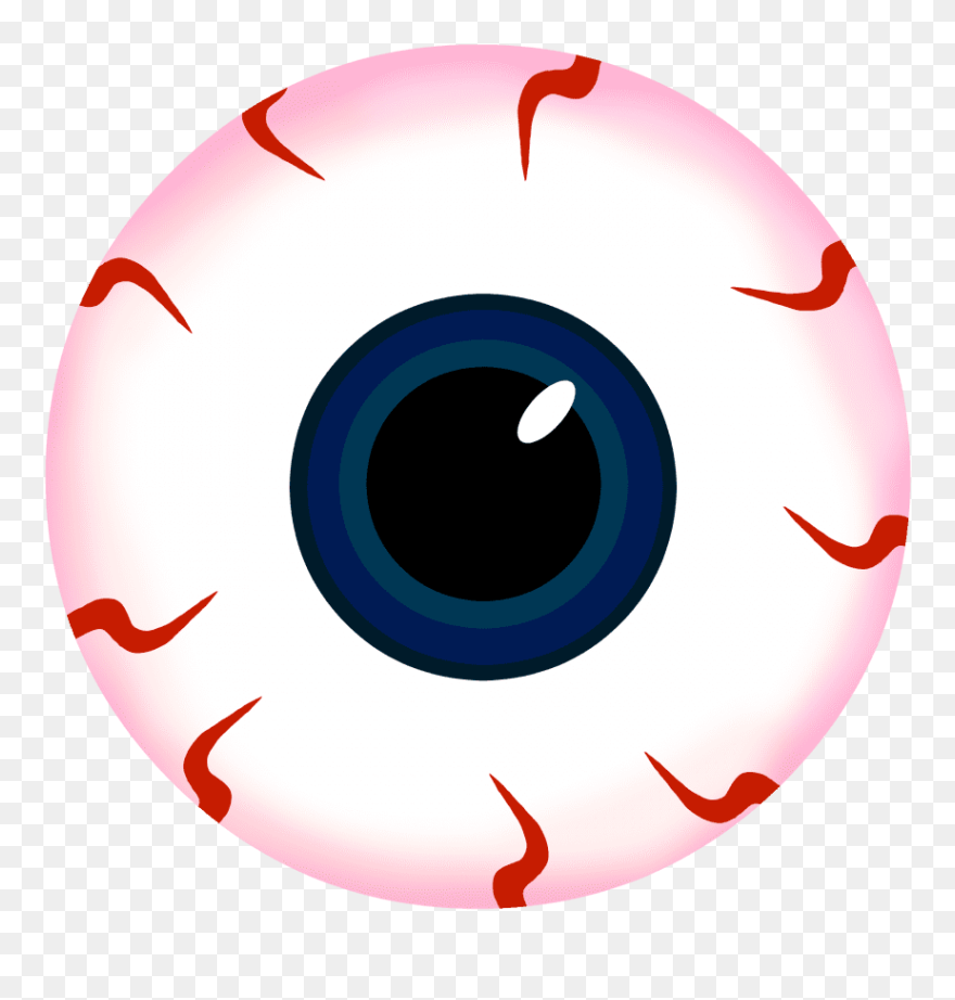 Transparent Scary Eyes Clipart - Eyeball Clipart - Png Download