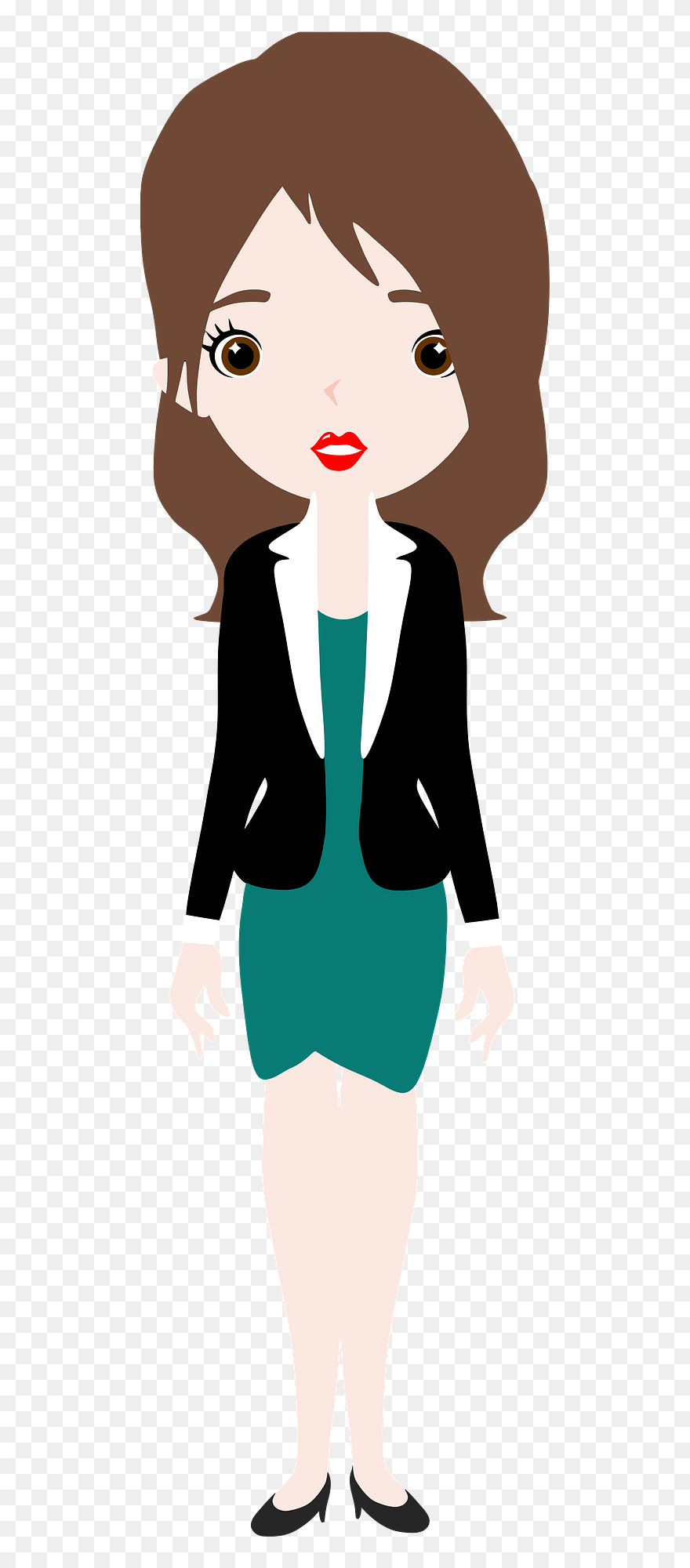 Business Woman Icon Transparent Clipart