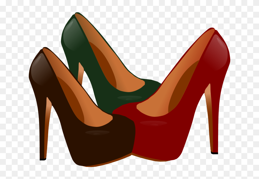 Women Heels - Vector Sepatu Wanita Png Clipart