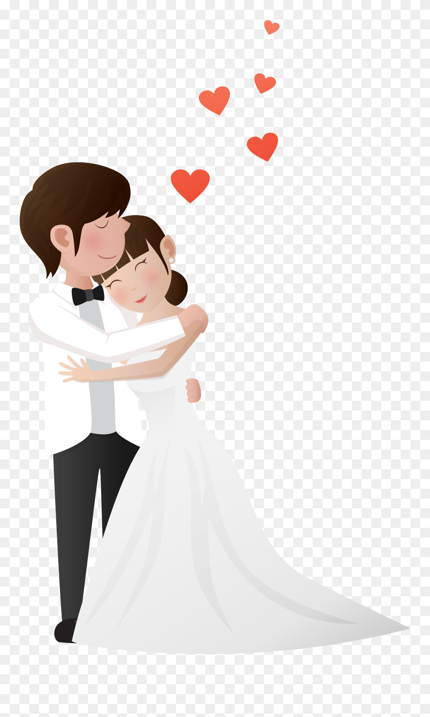 Wedding Couple Romance - Birthday Wishes For My Love In Hindi Clipart