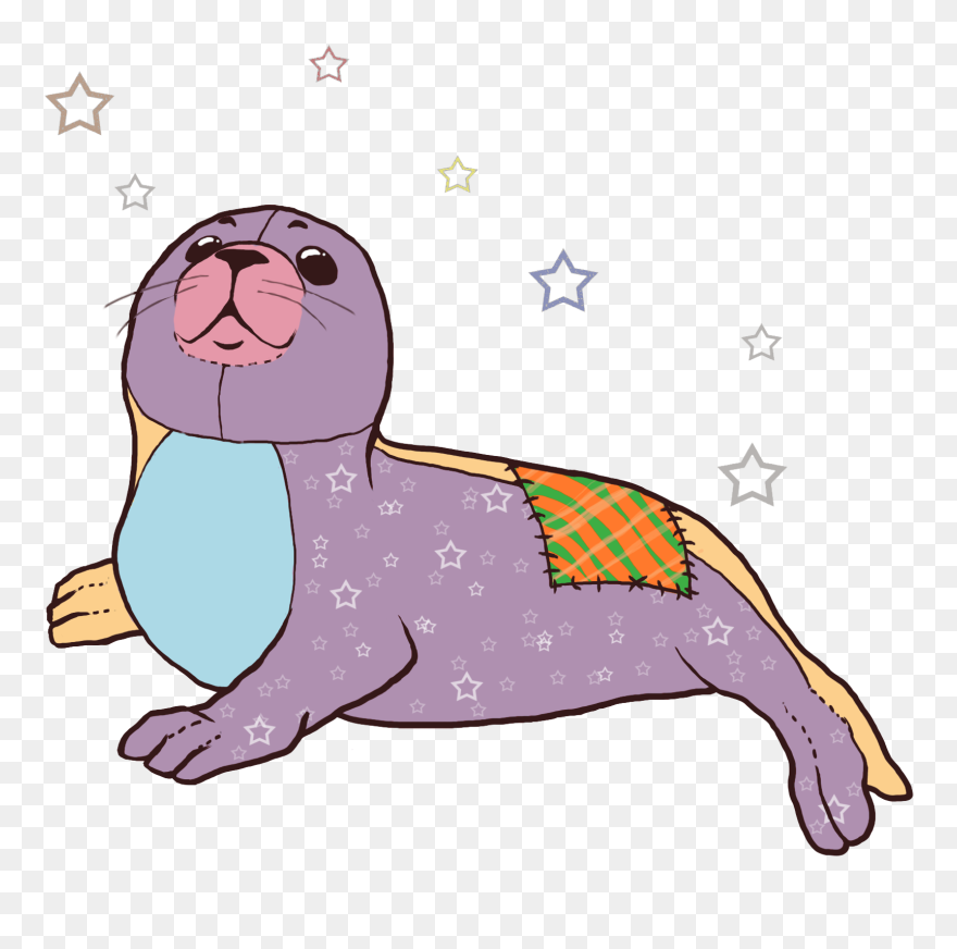 Manatee Clipart Easy - Embroidery - Png Download