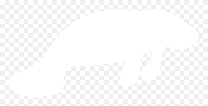 Manatee Clipart Easy - Png Download