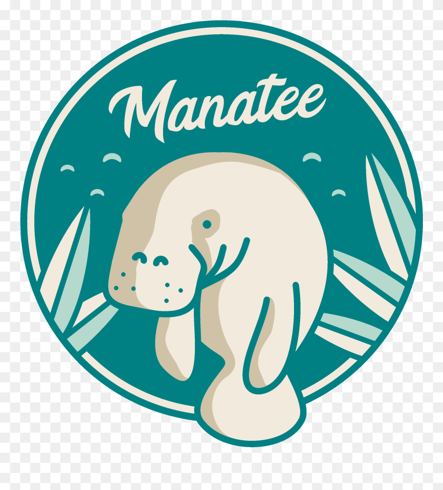 Manatee Bags - Illustration Clipart