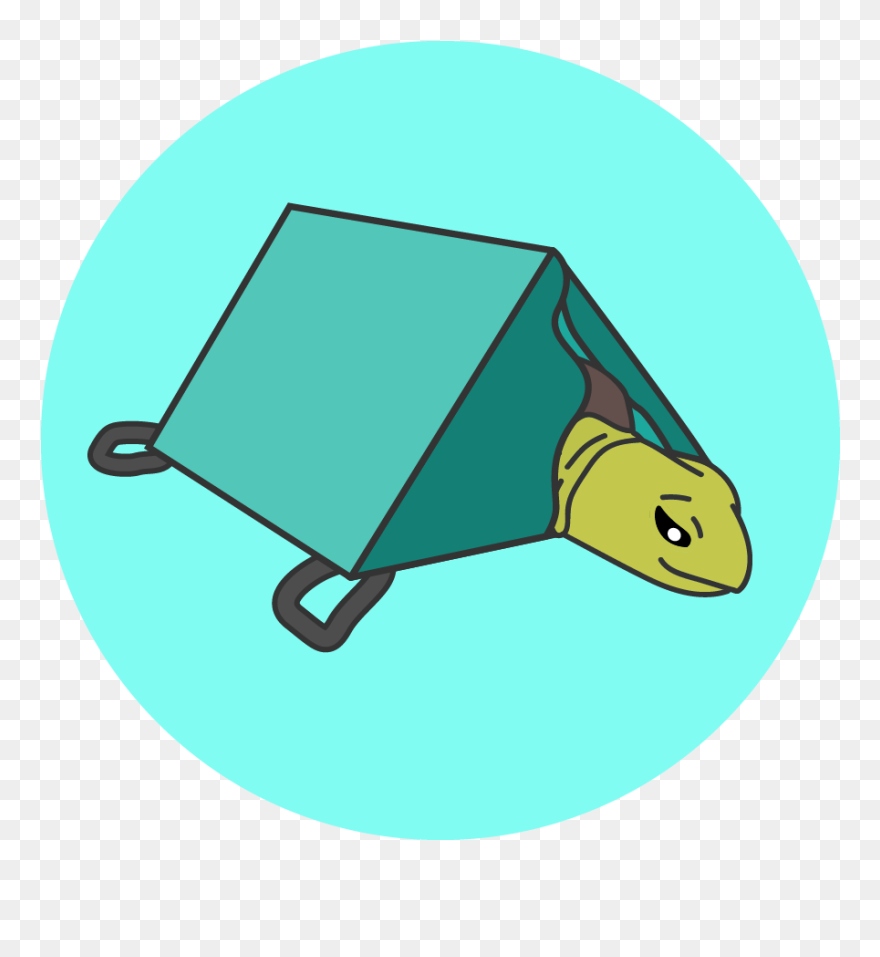 A Sea Turtle On A Stretcher That Snuggles It With Velcro Clipart